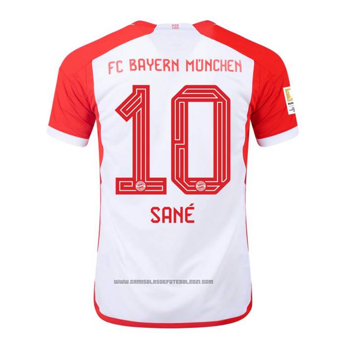 Camisola Bayern de Munique Jogador Sane 1º 2023-2024
